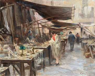 Pisani Gustavo  - Antiques market